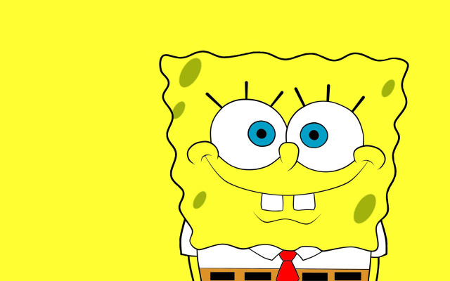 Cartoon character yellow background pop free wallpaper - medium preview image