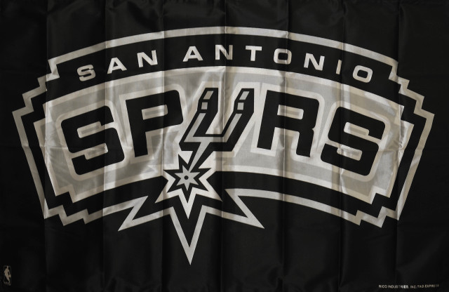 San antonio spurs flag black free wallpaper - medium preview image