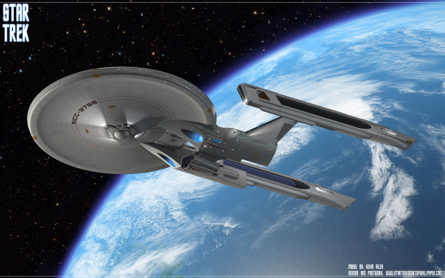 Star trek ship earth space free wallpaper - medium preview image