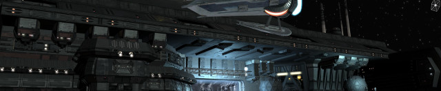 Eve ryder space cityscape night free wallpaper - medium preview image