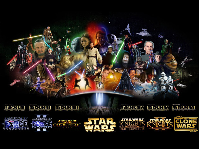 Star wars character poster caption free wallpaper - medium preview image