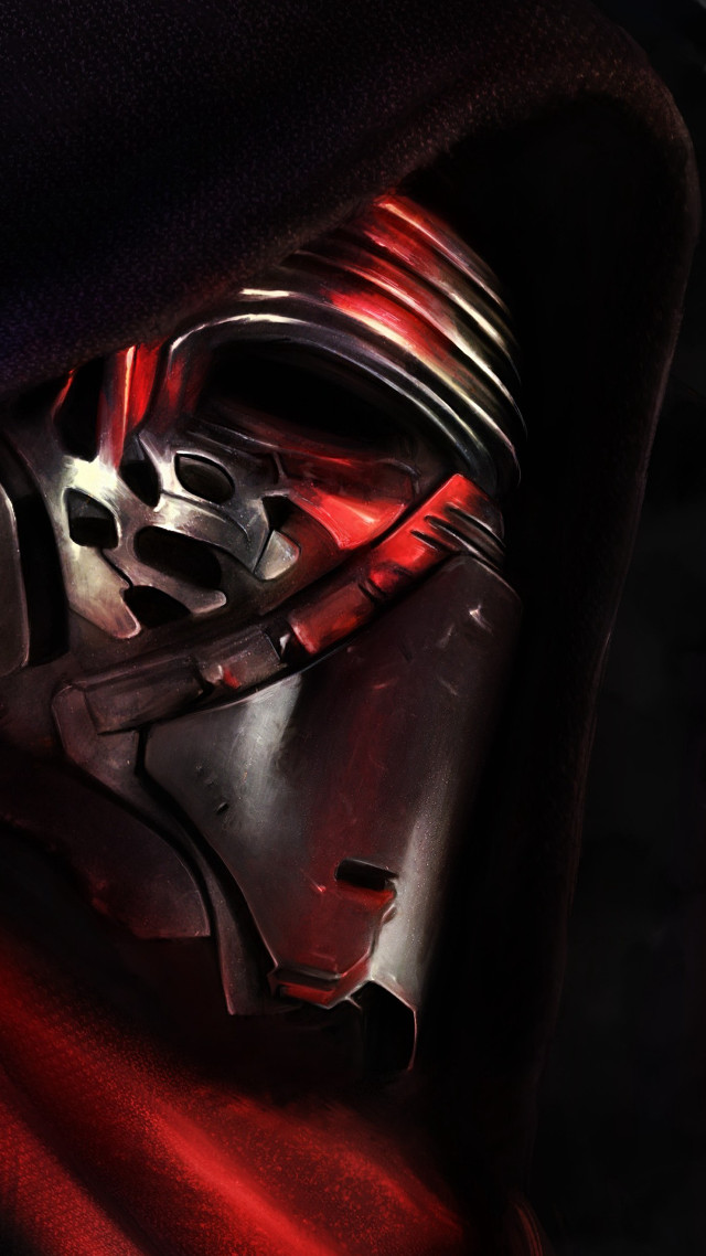 Star wars character helmet red free wallpaper - medium preview image