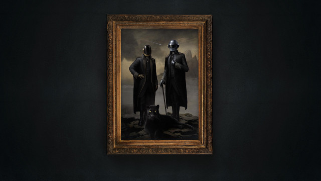 Gothic black coats dog album free wallpaper - medium preview image