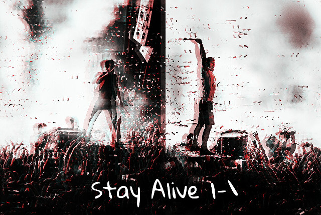Couple stage microphone drums stay free wallpaper - medium preview image