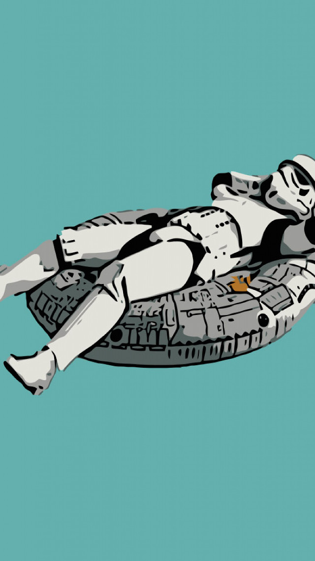 Star wars character floating device free wallpaper - medium preview image
