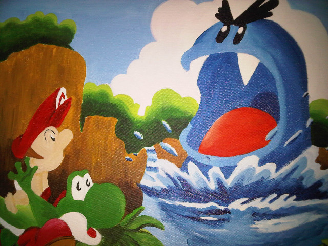 Mario luigi forest bird flying free wallpaper - medium preview image