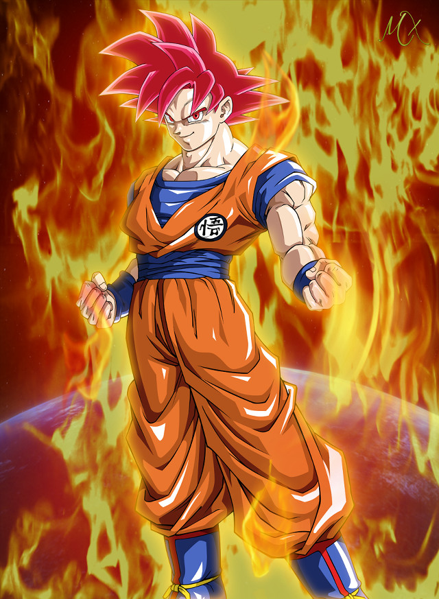 Dragon ball character air fire free wallpaper - medium preview image