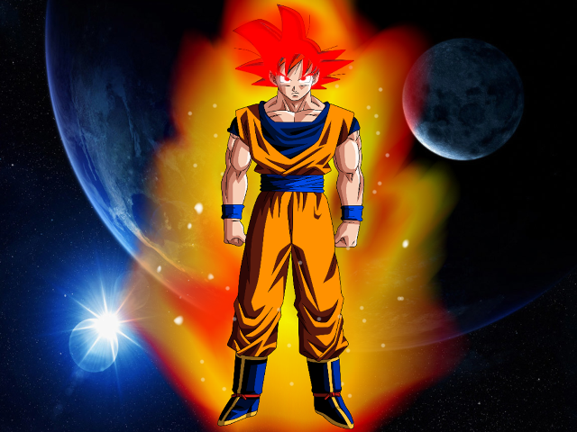 Dragon ball character planet blue free wallpaper for desktop - medium preview image