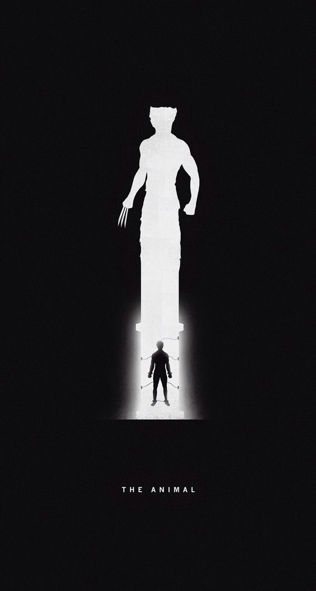 Man giant shadow face hand free wallpaper - medium preview image