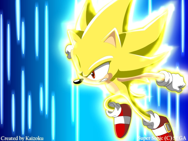 Sonic cartoon running air foot free wallpaper - medium preview image