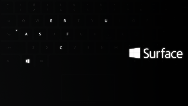 Black background white surface logo free wallpaper - medium preview image