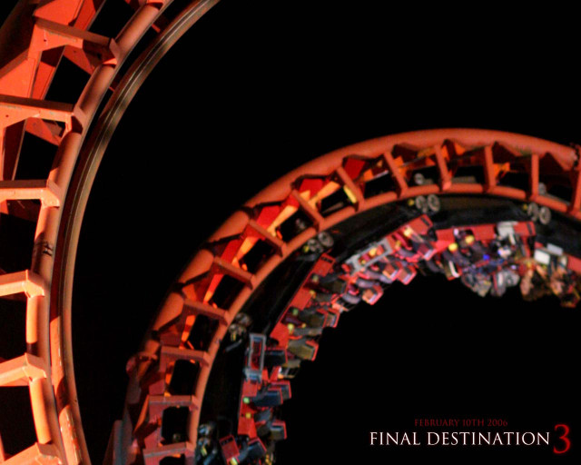 Roller coaster cars black background free wallpaper - medium preview image