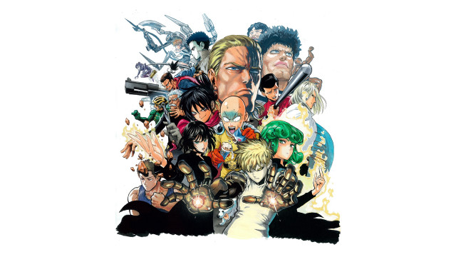 Anime characters guns group action free wallpaper - medium preview image