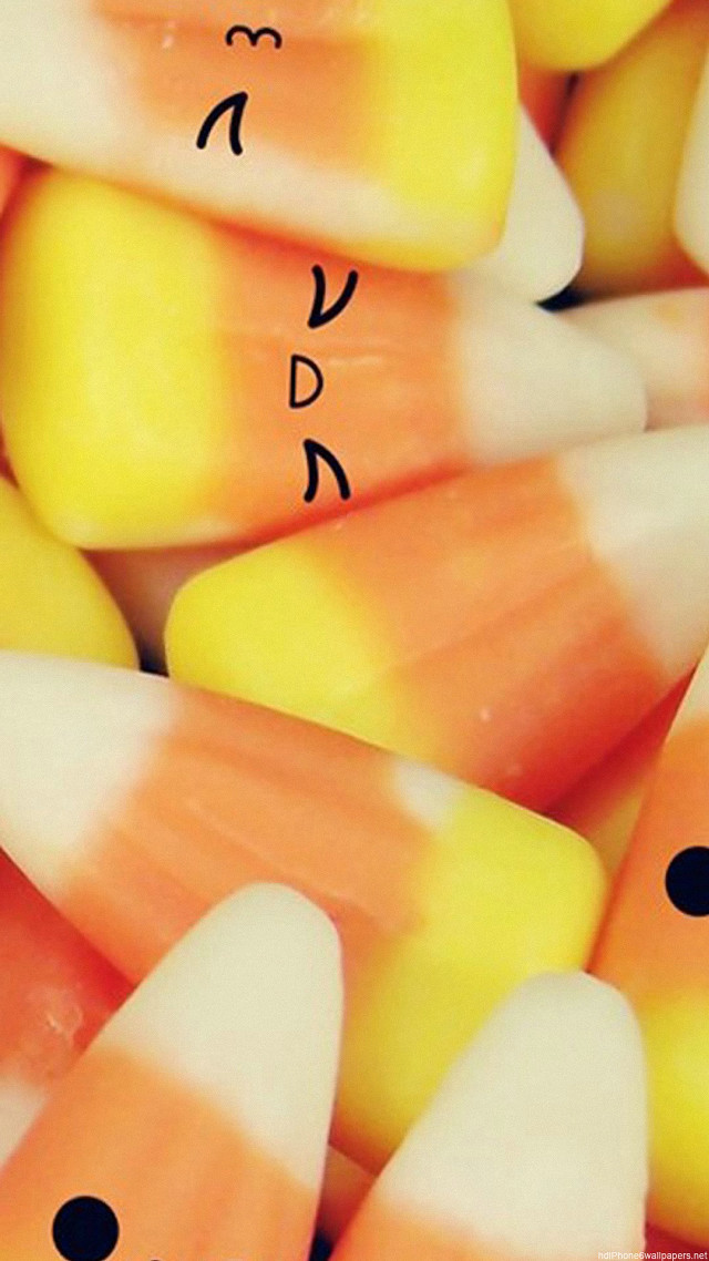 Candy corn pile hebrew writing free wallpaper - medium preview image
