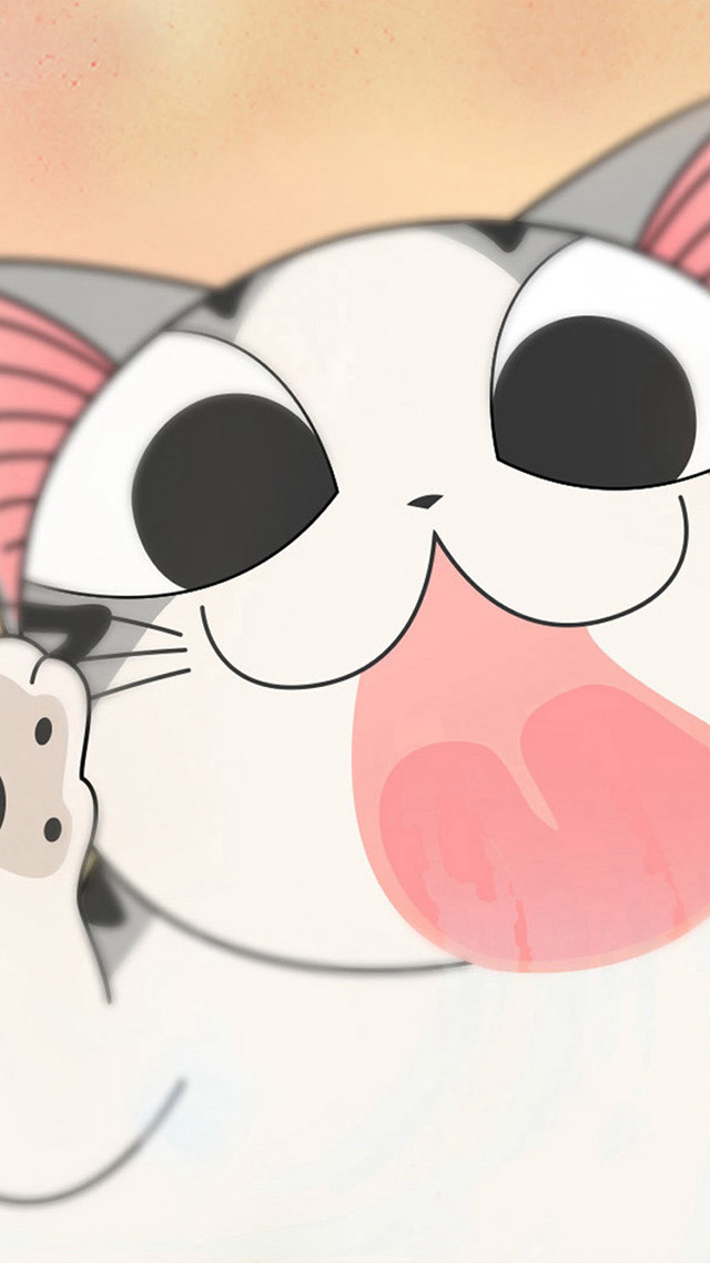Pink nose white cat nose free wallpaper - medium preview image