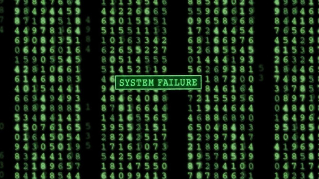 Green sign black background system free wallpaper - medium preview image