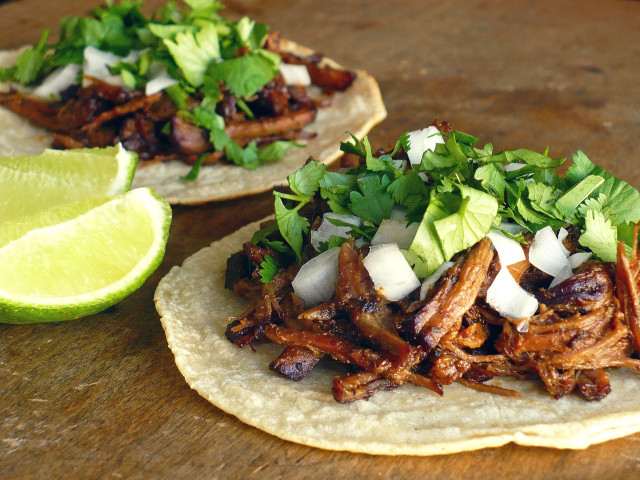 Two tacos meat lettuce onions free wallpaper - medium preview image