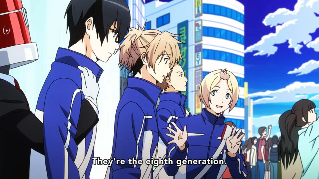 Eighth generation group building sky free wallpaper - medium preview image