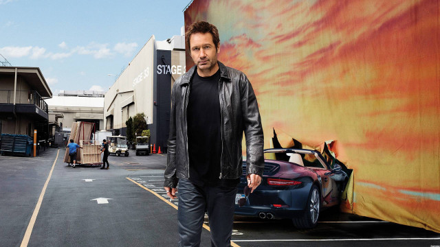 Man black shirt jacket walking free wallpaper - medium preview image