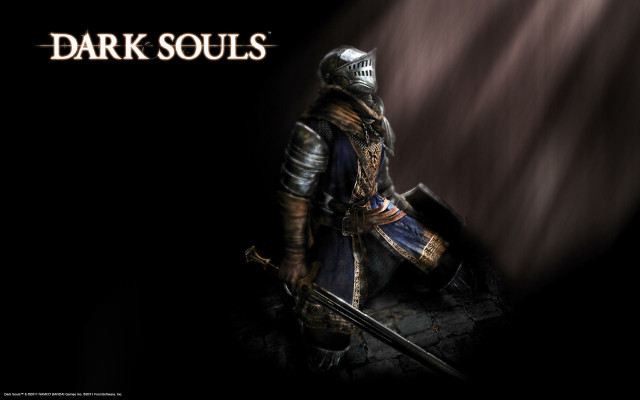 Man knight outfit sitting rock free wallpaper - medium preview image