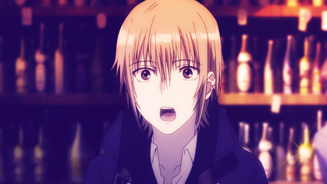 Blonde blond haired surprised bar free wallpaper - medium preview image