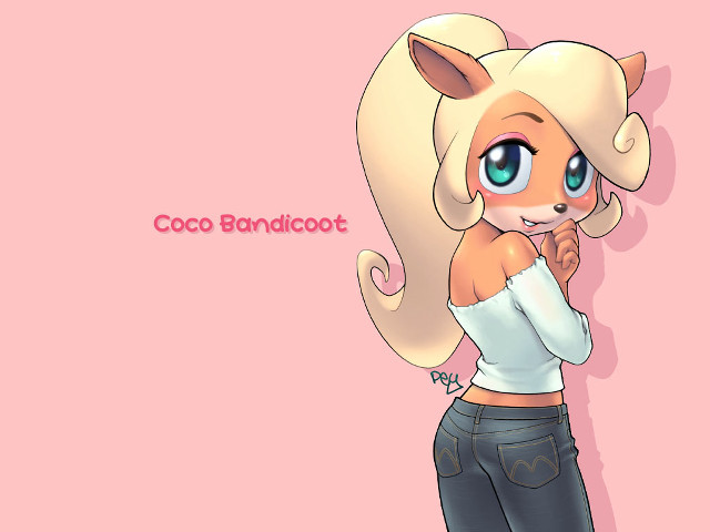 Cartoon cat white shirt jeans free wallpaper - medium preview image