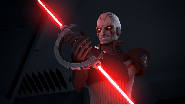 Cartoon character light saber dark #2 free wallpaper - medium preview image