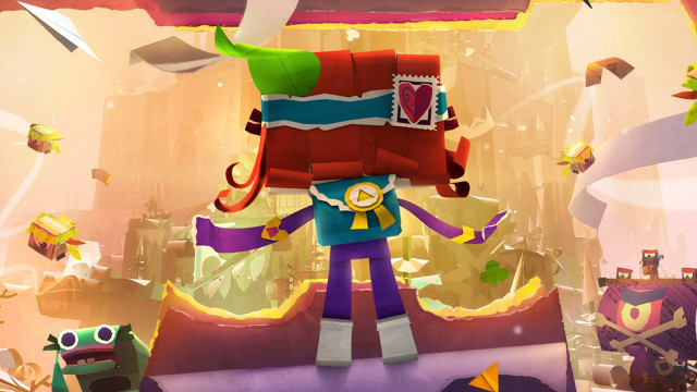 Cartoon character colorful background giant free wallpaper - medium preview image