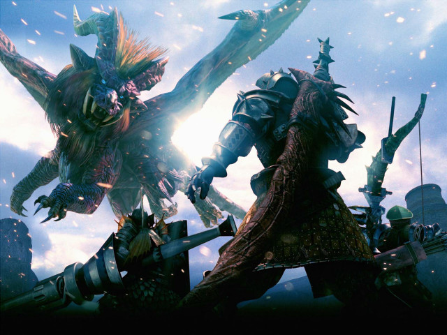 Group people armor standing sky free wallpaper - medium preview image