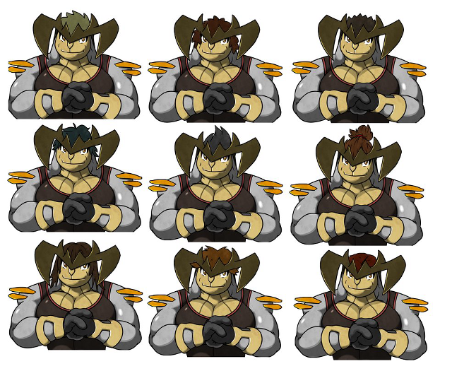Cartoon characters sitting expressions faces free wallpaper - medium preview image
