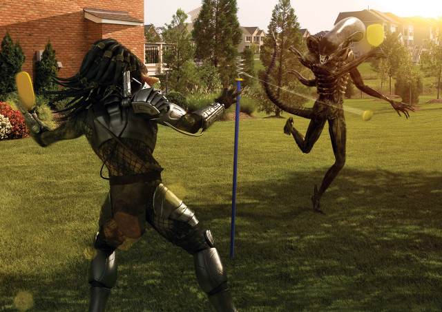 Man armor stick woman costume free wallpaper - medium preview image