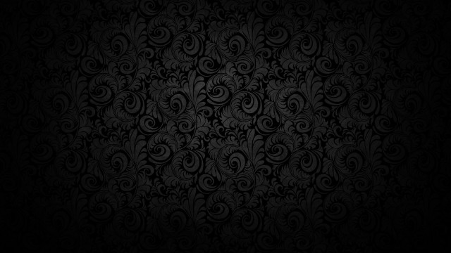 Black wallpaper swirls leaves design #4 free wallpaper - medium preview image