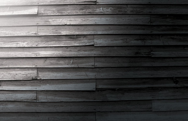 Black white wooden wall clock free wallpaper - medium preview image