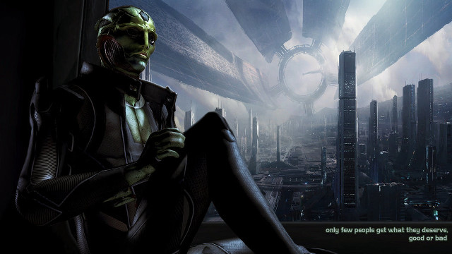 Futuristic man suit window city free wallpaper - medium preview image