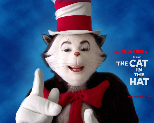 Cat in the hat thumbs free wallpaper - medium preview image