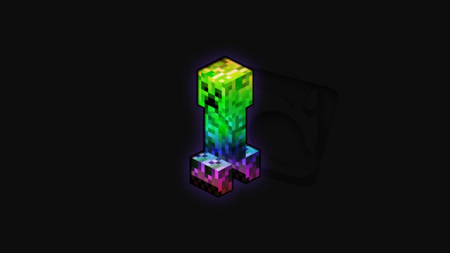 Colorful letter pixellated blocks black #2 free wallpaper - medium preview image