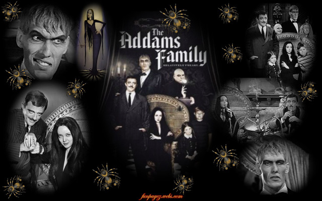 Addams family movie collage photos free wallpaper - medium preview image
