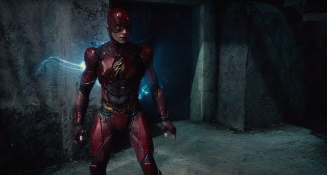 Man red suit dark room #2 free wallpaper - medium preview image