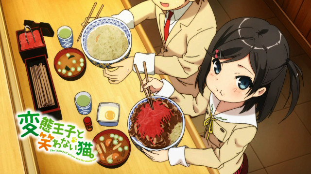 Woman man eating meal restaurant free wallpaper - medium preview image