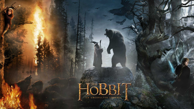 Bear man forest fire movie free wallpaper - medium preview image