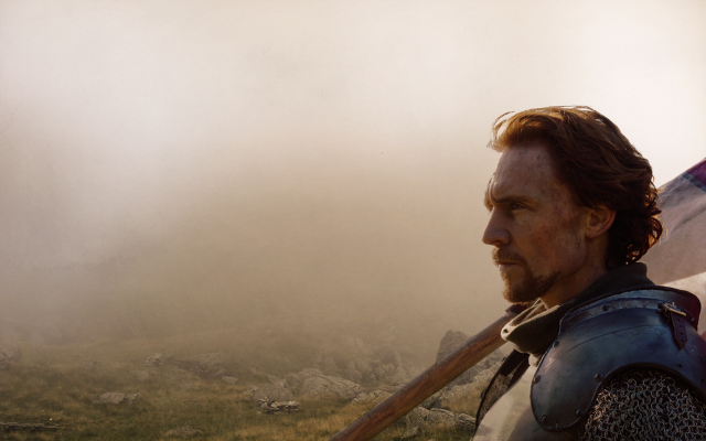 Man armor flag hill foggy free wallpaper - medium preview image