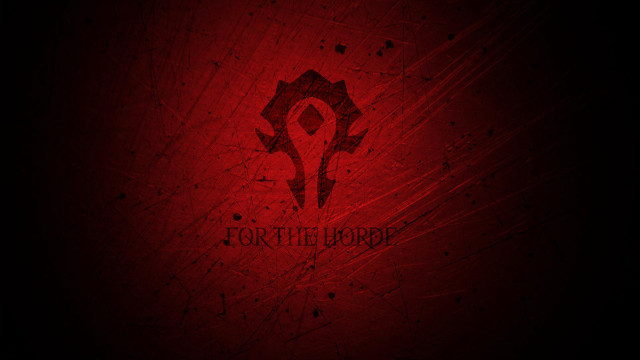 Red background black red logo free wallpaper for desktop - medium preview image