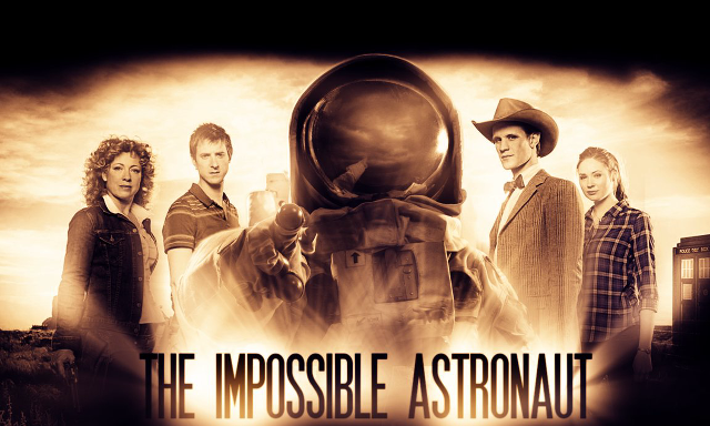 Impossible astronaut giant robot group free wallpaper - medium preview image
