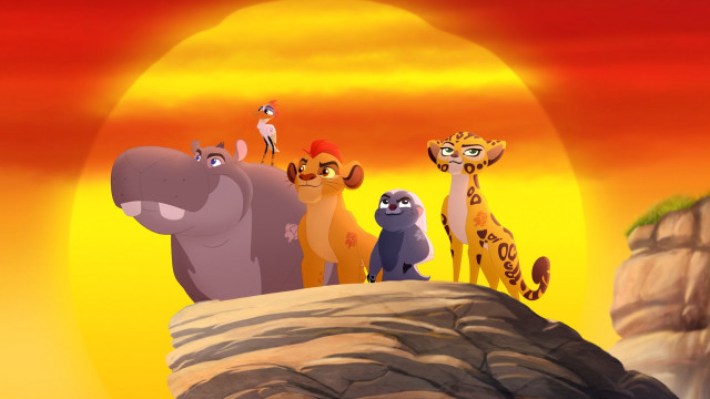 Animals cliff sunset giraffe background free wallpaper - medium preview image