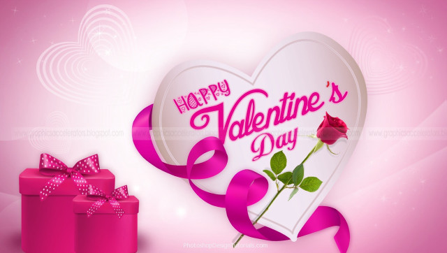 Heart shaped box rose bow free wallpaper - medium preview image
