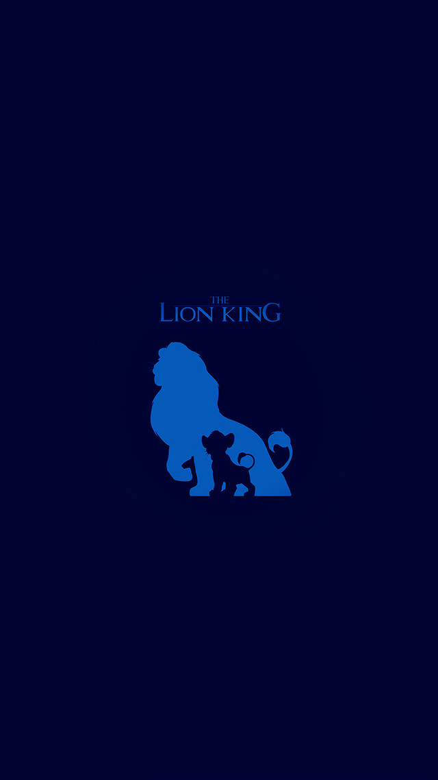 Blue lion king poster blue free wallpaper - medium preview image