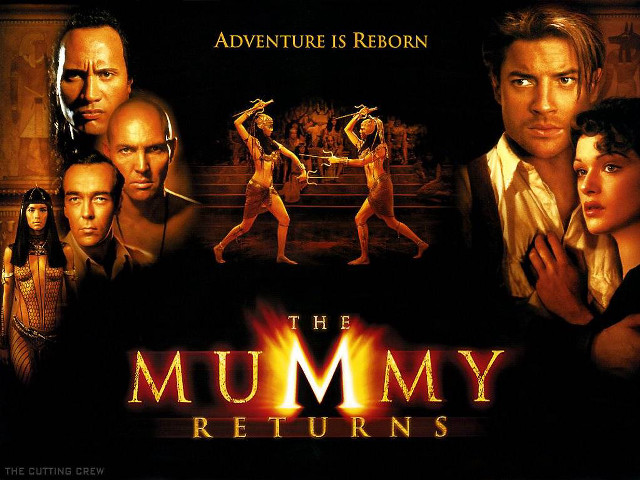 Mummy returns movie poster cast free wallpaper - medium preview image