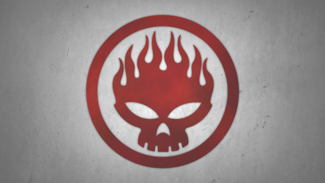 Fire skull punk neo geo free wallpaper - medium preview image