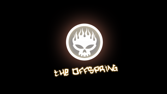 Dark background white skull yellow free wallpaper - medium preview image