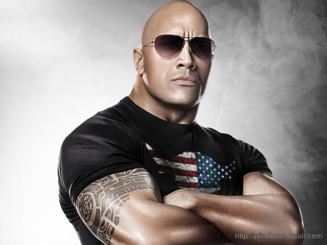 Bald man sunglasses posing arms #2 free wallpaper - medium preview image